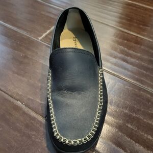 Frye Leather Slip On Venetian Loafer Black 8